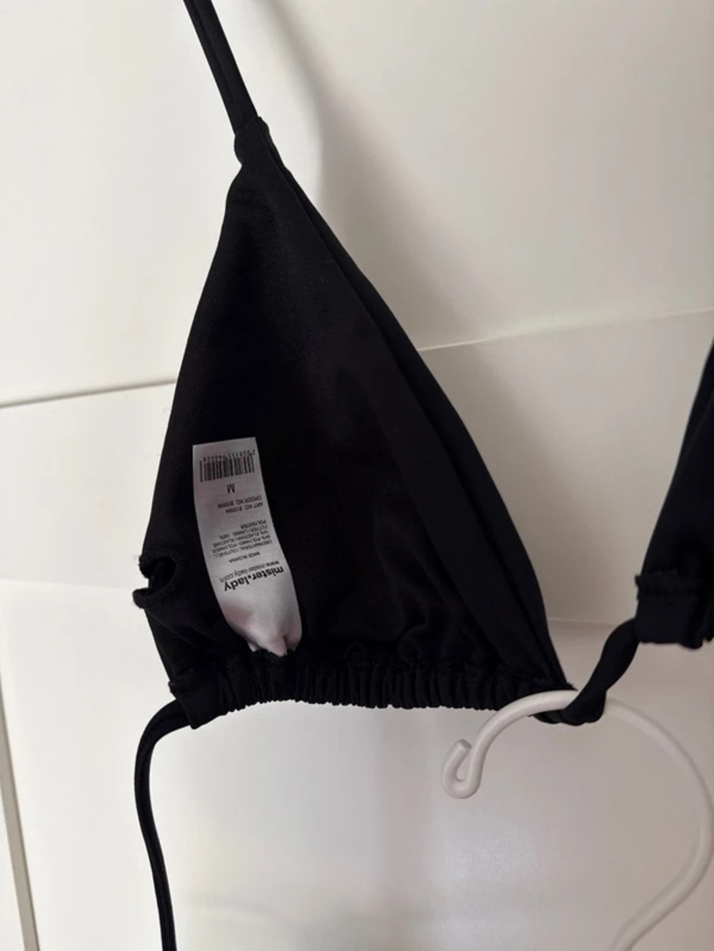 Black Rhinestone Triangle Bikini Set - Picture 6 of 7